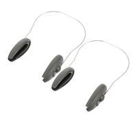 TOYANDONA Protectores de Oídos Material Goma y Metal 2piezas para Teñir el Cabello Diseño Aleatorio Fáciles de Usar y Teñido Varios estilos para Uso Personal