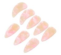 TOYANDONA Púas de Dedo para Guzheng Profesionales 8 Unidades Tamaño Mediano Protección de Uñas Dureza Moderada para Práctica y Interpretación en Instrumentos de Cuerda Tradicionales