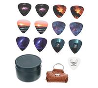 TOYANDONA Púas de Guitarra Prácticas de Celuloide para Tocar la Púa Accesorios de Guitarra Folk para Usar Conciertos de Música