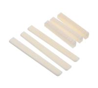 TOYANDONA Puente De Guitarra De Hueso Natural Para Guitarra Folk De 6 Cuerdas 3 Pares De Cejuelas y Selletas Acústica Para Reemplazo y Mejora Del Tono