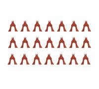 TOYANDONA Puentes Guzheng de Madera Maciza Natural 21 Piezas, Soportes Prácticos para Cuerdas de Guzheng, Accesorios Musicales para Mejorar el Sonido Expresividad del Instrumento