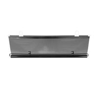 TOYANDONA Puerta Extensible para Mascotas Estructura Anti Salto, Material PVC Negro, Fácil de Limpiar, Adecuado para Escaleras y Salas de Estar, Garantiza Contención Segura