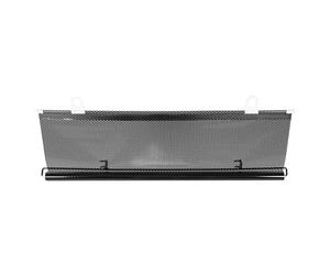 TOYANDONA Puerta Extensible para Mascotas Estructura Anti Salto, Material PVC Negro, Fácil de Limpiar, Adecuado para Escaleras y Salas de Estar, Garantiza Contención Segura
