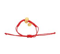 TOYANDONA Pulsera Ajustable del Año Serpiente Trenzada a Mano Cuerda Roja de Poliéster y Aleación de Zinc Pulsera Roja Simbólica para Festival de y Obsequio de Buena Suerte
