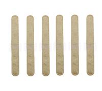 TOYANDONA Pulsera de Flores para Boda DIY Dorada, 6 Piezas para Muñeca, Accesorio Ajustable para Damas de Honor, Fiestas, Graduaciones y Manualidades de Eventos