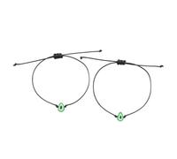 TOYANDONA Pulseras Amistad de Aguacate Hechas a Mano Arcilla Polimérica y Alambre de Cera, Diseño Delicado y Fácil de Poner para Ropa de Trabajo o Fiesta, Pack de 2 Piezas