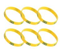 TOYANDONA Pulseras de Silicona Bandera del País, 6 Piezas Cómodas para Usar en Partidos Internacionales y Eventos Deportivos