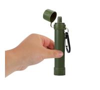 TOYANDONA Purificador de Agua Portátil para Exteriores, Filtro de Agua Reutilizable Ligero Material Seguro PE y ABS, Adecuado para Exploración y Viajes