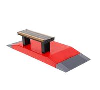 TOYANDONA Rampa de Patineta de Dedo Mini Accesorios de Parque y Obstáculos, para Niños y Adultos, Plástico Resistente para Juego en Interiores y Prácticas, Set Único de Escenas Dinámicas