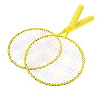 TOYANDONA Raquetas de Bádminton para Bolsa y Pelota de Nylon Seguro y Cómodo para Exteriores y Aprendizaje de Principiantes