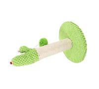 TOYANDONA Rascador Vertical para Gatos Cactus Natural De Sisal, Poste Rascador Resistente Medio Tamaño para Uso Interior, Accesorio Seguro para Gatitos y Gatos Domésticos