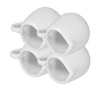 TOYANDONA Recipientes de Cerámica para Leche 50 Ml 4 Unidades Mango para Servir Salsa en Cocina y Restaurante