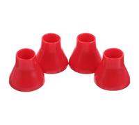 TOYANDONA Recogedor de Balones de Golf Ventosa de Goma Roja 4 Piezas Herramienta Portátil para Recoger Balones en Bunkers y Zonas Húmedas Accesorio Práctico para Golfistas