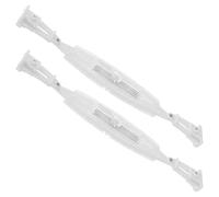 TOYANDONA Reflectores para Radios de Bicicleta Plata Extendidos, 1 Par Resistente Intemperie para Ciclismo Nocturno y Seguridad en Montaña