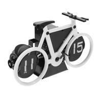 TOYANDONA Reloj Antiguo de Escritorio Blanco Diseño Ingenioso y Vintage Reloj de Estilo Retro para Decoración del Hogar Sobremesa Funcional y Decorativo Adecuado para Ambientes Clásicos