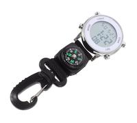 TOYANDONA Reloj Colgante Electrónico Multifuncional Clip y Correa De Nailon Adecuado para Montañismo y Actividades Al Aire