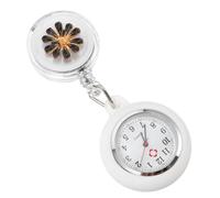 TOYANDONA Reloj de Bolsillo y Aleación Duradera para Mujer Clip de Enfermera Resistente al Agua Diseño Ajustable para Fecha y Día, Adecuado para Medicina
