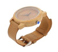 TOYANDONA Relojes De Bambú Relojes De Madera para Hombre Esfera De Madera Reloj De Cuarzo De Moda para Hombres y Mujeres