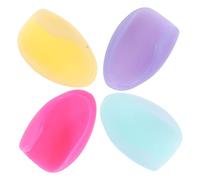 TOYANDONA Reposapiés De Silicona Para Flauta Cojín Pulgar y Dedos 4 Piezas (azul y Amarillo Rosa y Morado) Accesorios Para Mejorar La Postura y Comodidad Al Tocar