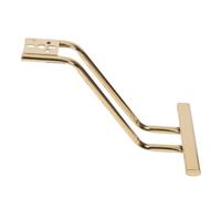 TOYANDONA Reposapiés para Silla de Peluquería Dorado de Acero Inoxidable, Práctico y Versátil para Uso en Salones Profesionales