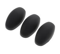 TOYANDONA Reposapulgares para Saxofón y Instrumentos de Viento en Plástico Negro, 3 Piezas que Reducen la Fatiga Dedos y Ofrecen Amplia Compatibilidad