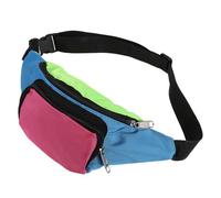TOYANDONA Riñonera Retro de Neón para Exteriores Diseño Ligero y Múltiples Bolsillos, Bolso de Cintura de Tela Oxford para Mujer y Hombre en Estilo Vintage Casual