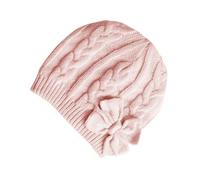 TOYANDONA Rosa Gorro de Punto Lazo Talla M, para Niño Niña | Algodón y Lana, Estilo Cómodo y Transpirable, para Cabeza de Niño Niña y Niña Pequeña