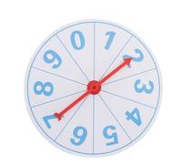 TOYANDONA Rueda de Lotería Giratoria de 20 Cm para Juegos Familiares, Juguete Educativo de Material Duradero, Accesorio para Fiesta Infantil y Actividades Creativas