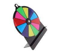 TOYANDONA Rueda Giratoria Fácil de Montar Desmontable con 12 Ranuras de Acrílico y Motivadora para Juegos de Mesa y Desafíos en Fiestas
