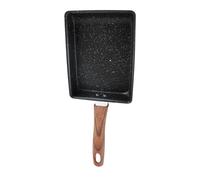 TOYANDONA Sartén Antiadherente Cuadrada Japonesa Pequeña para Tortillas Tamagoyaki Mango Ergonómico y Aislamiento Térmico Sartén de Cocina para Desayuno Uso Doméstico y Restauración