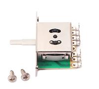 TOYANDONA Selector De Pastillas De Vías Dorado Para Guitarras Eléctricas Selector De Pastillas De Aleación De Aluminio Uso Salas De Ensayo