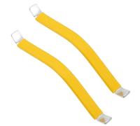 TOYANDONA Separador de Cuerdas de Guitarra de Hierro 2 Piezas, Herramienta para Limpiar y Limar Diapasón, Accesorio para Mantenimiento de Guitarra y Ukelele, Color Plateado, Tamaño Pequeño