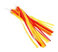 TOYANDONA Serpentinas para Manillar de Bicicleta Infantil 2 Unidades Naranjas Molino de Viento, Accesorios Vistosos Niñas, Decoración Segura para Scooter y Bici