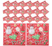 TOYANDONA Servilletas Desechables de Papel para Navidad Diseño Festivo y 20 Piezas por Bolsa, Ideales para Decoración de Mesa en Fiestas Navideñas