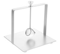 TOYANDONA Servilletero de Escritorio Forma de Bola de Cristal de Metal Resistente al Desgaste para Cenas y Reuniones en Casa Color Plata