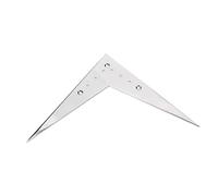 TOYANDONA Shaped Metal Bridge Tailpiece Compatible for Flying v Guitar Replacement Part Easy Installation Solid Construction