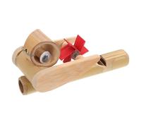 TOYANDONA Silbato De Bambú Flauta De Bambú Pequeños Silbatos Portátiles Pájaro Silbato Silbato De Agua Silbatos De Silbatos De Pájaros Silbato Light Brown