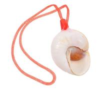 TOYANDONA Silbato de Caracol Natural para Fiestas Infantiles, Juguete de Concha Marina y Ambiente Sonoro Melodioso, Forma de Cuerno