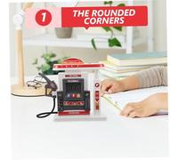 TOYANDONA Simulación Estación de Servicio Infantil con Luz y Sonido Juguete Educativo de Miniatura para Aprendizaje y