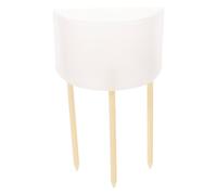 TOYANDONA Sistema de Riego Automático y Conservación de Agua Ajustable para Estaca de Plástico Blanco Adecuado para Cuidado Moderno de