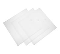 TOYANDONA Sobres de Plástico Cierre a Presión, Bolsa de Almacenamiento de Documentos Pp, 3 Piezas, Gran Capacidad, para Papel y Papeles de Scrapbooking, Oficina
