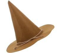 TOYANDONA Sombrero de Espantapájaros para Fiesta de Halloween, Multiusos y Lavable, de Fieltro Diseño Puntiagudo, Adecuado para Disfraces y Decoraciones Festivas