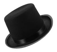 TOYANDONA Sombrero y Tela Ligera Negro Diseño Creativo de Mago para Adultos Accesorio Adecuado para Actuaciones de Conjuro y Decoración de Fiestas