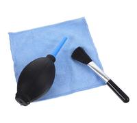 TOYANDONA Soplador de Polvo para Lentes, Soplador de Aire para Cámara de Silicona, con Paño y Cepillo de Limpieza, Quita el Polvo sin Rayar, para Cámara Réflex y Lentes Varios Estilos
