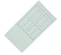 TOYANDONA Soporte 24 Tarjetas Asistencia Montado de de Plástico Ranuras , Conveniente Olor Pared para Empleados Junto Máquina de Fichar