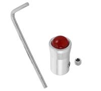 TOYANDONA Soporte de Diapasón de 12 Mm Base Estabilizadora de Piedra Roja para Meditación y Terapia Sonora, Accesorio Antideslizante para Instrumento de Afinación Profesional