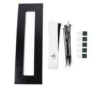 TOYANDONA Soporte De Efectos Para Guitarra Eléctrica Pequeño, Color Negro, Soporte Fijo Antioxidable y Resistente Para Pedalera, Accesorio Práctico Para Escena y Práctica Musical