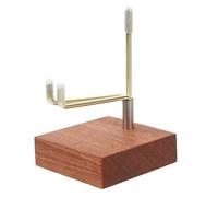 TOYANDONA Soporte de Exhibición de Metal para Cristales y Minerales Base Estable y Elegante para Piedras Rocas y Colecciones Diseño Moderno y Versátil Pequeño con Acabado Dorado
