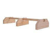 TOYANDONA Soporte de Madera Natural para Pollos y Pollitos, Percha Resistente a Mordeduras, Estación de Juego para Gallinas y Aves Domésticas, Accesorio para Jaulas y Entrenamiento de Aves