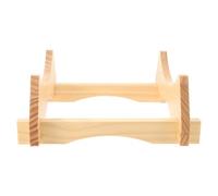 TOYANDONA Soporte de Madera para Barril de 5 litros, Base Natural de Roble para Dispensador de Bebidas, Puesto de Bebidas para Jarras de Galón, Soporte Estable para Vino y Cerveza en Hogar
